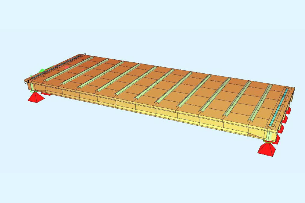 Final structural design of new road bridge at chainage 1+950km at perfectural road of Komotini-Kosmio