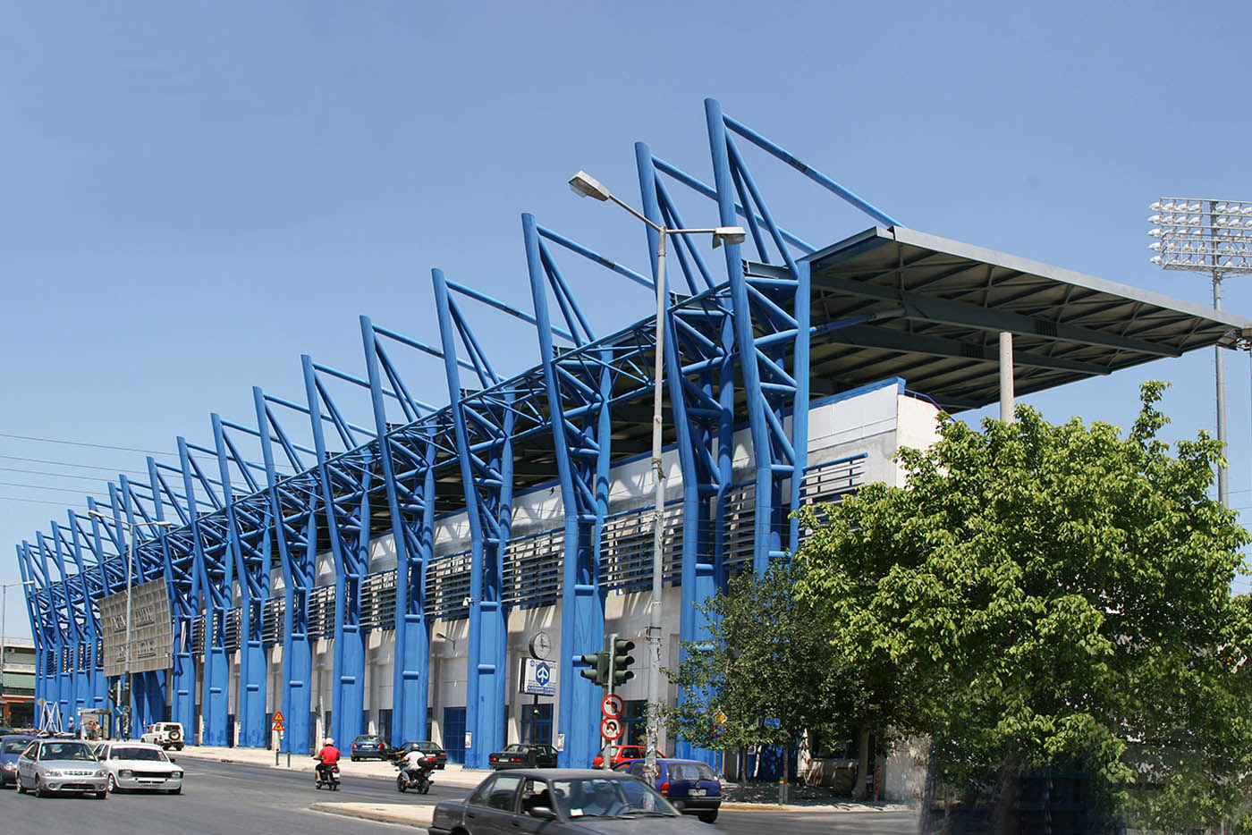 New roof structure, locker rooms and grandstands for Egaleo Stadium