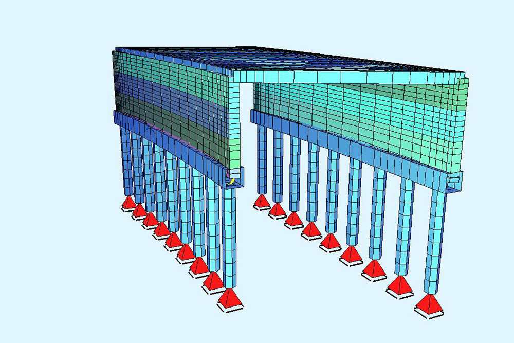 Various Structural designs at railway line Patras – Pirgos